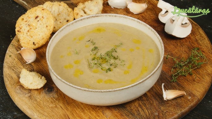 Supă cremă de ciuperci