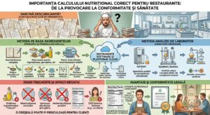 Cum se calculează valorile nutriționale ale rețetelor