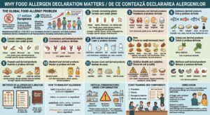 Alergenii alimentari – Lista celor 14 alergeni obligatorii